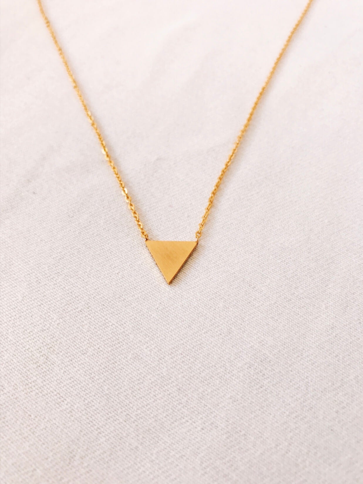 The Gold Triangle Necklace